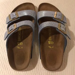 Blue Birkenstocks